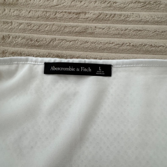 Abercrombie White Cropped Sequin Tank Top - Picture 5 of 5